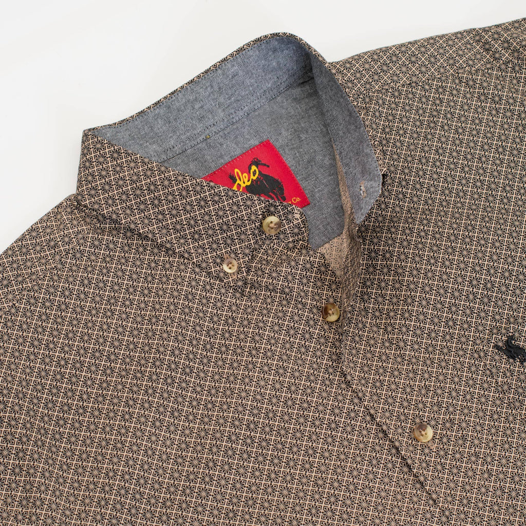 MEN'S 100% COTTON POPLIN PRINT SHIRTS