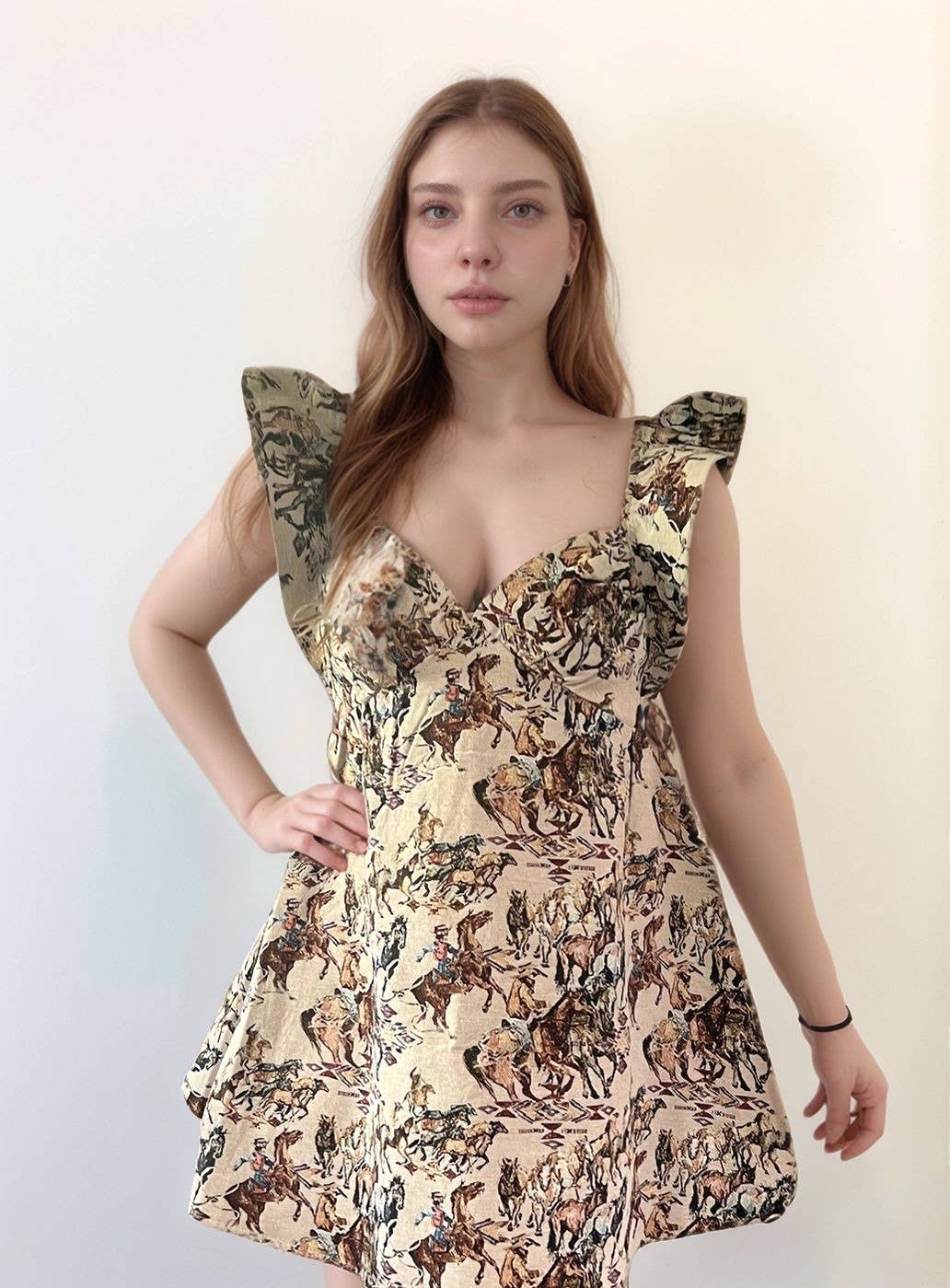 Buckaroo Velvet Ribbon Dress