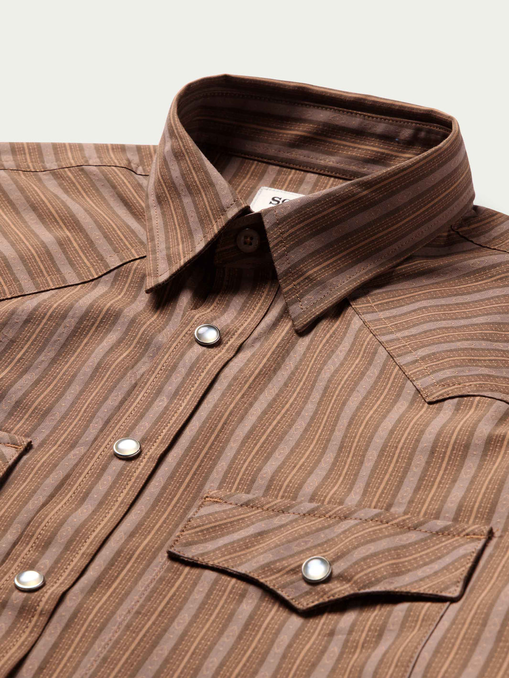 Classic Western Button Down With Snaps