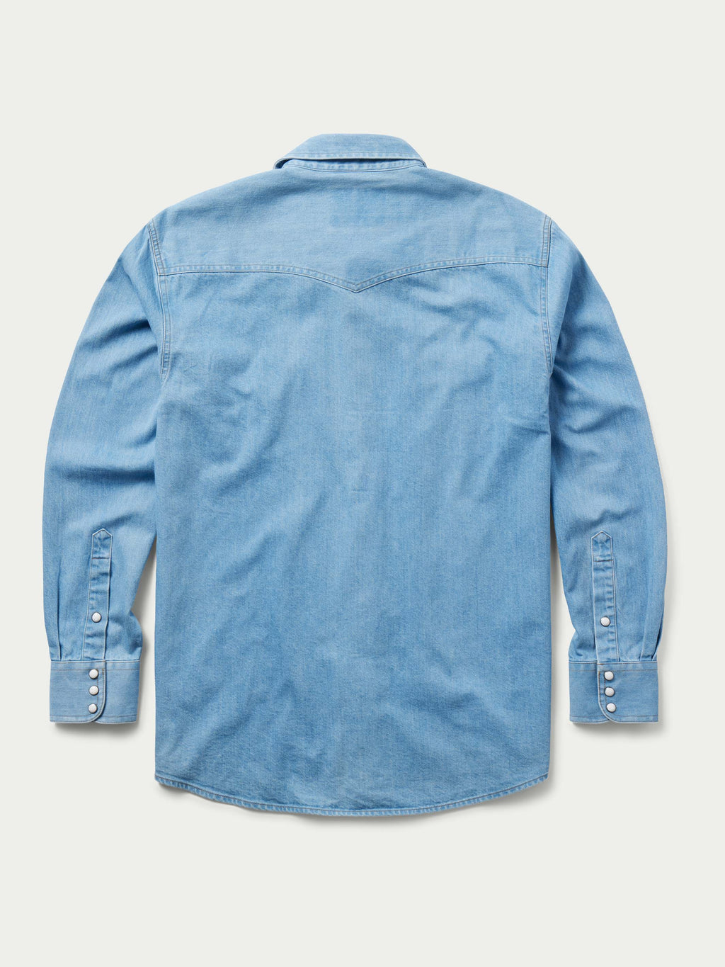 Classic Western Denim Snap Shirt