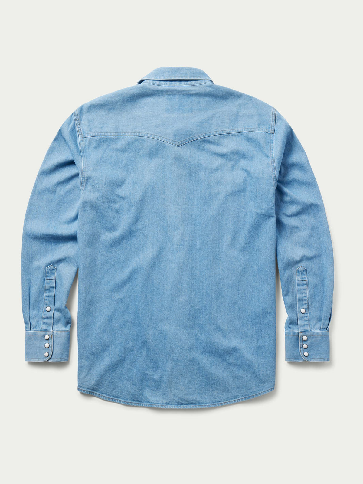 Classic Western Denim Snap Shirt