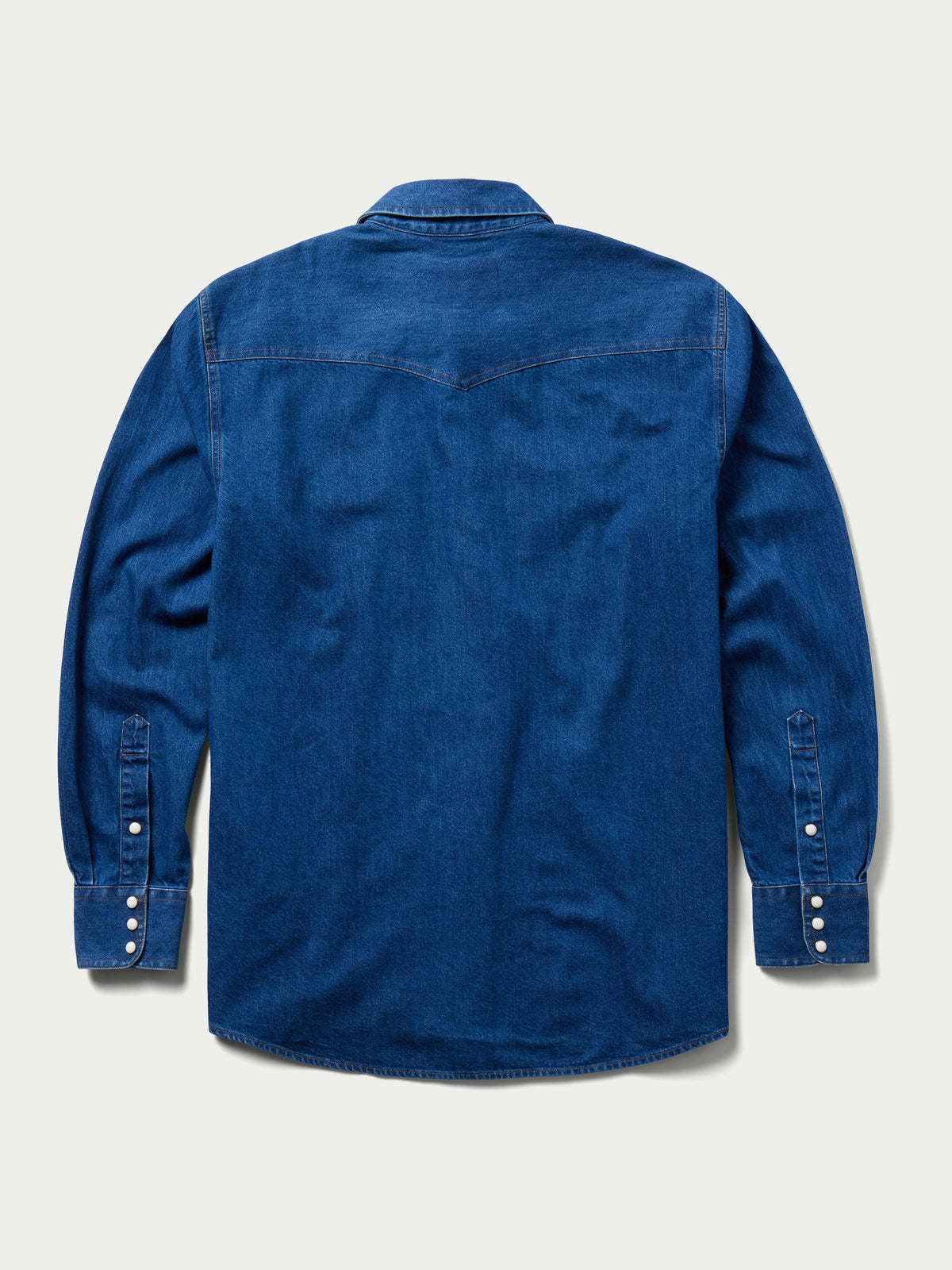 Classic Western Denim Snap Shirt