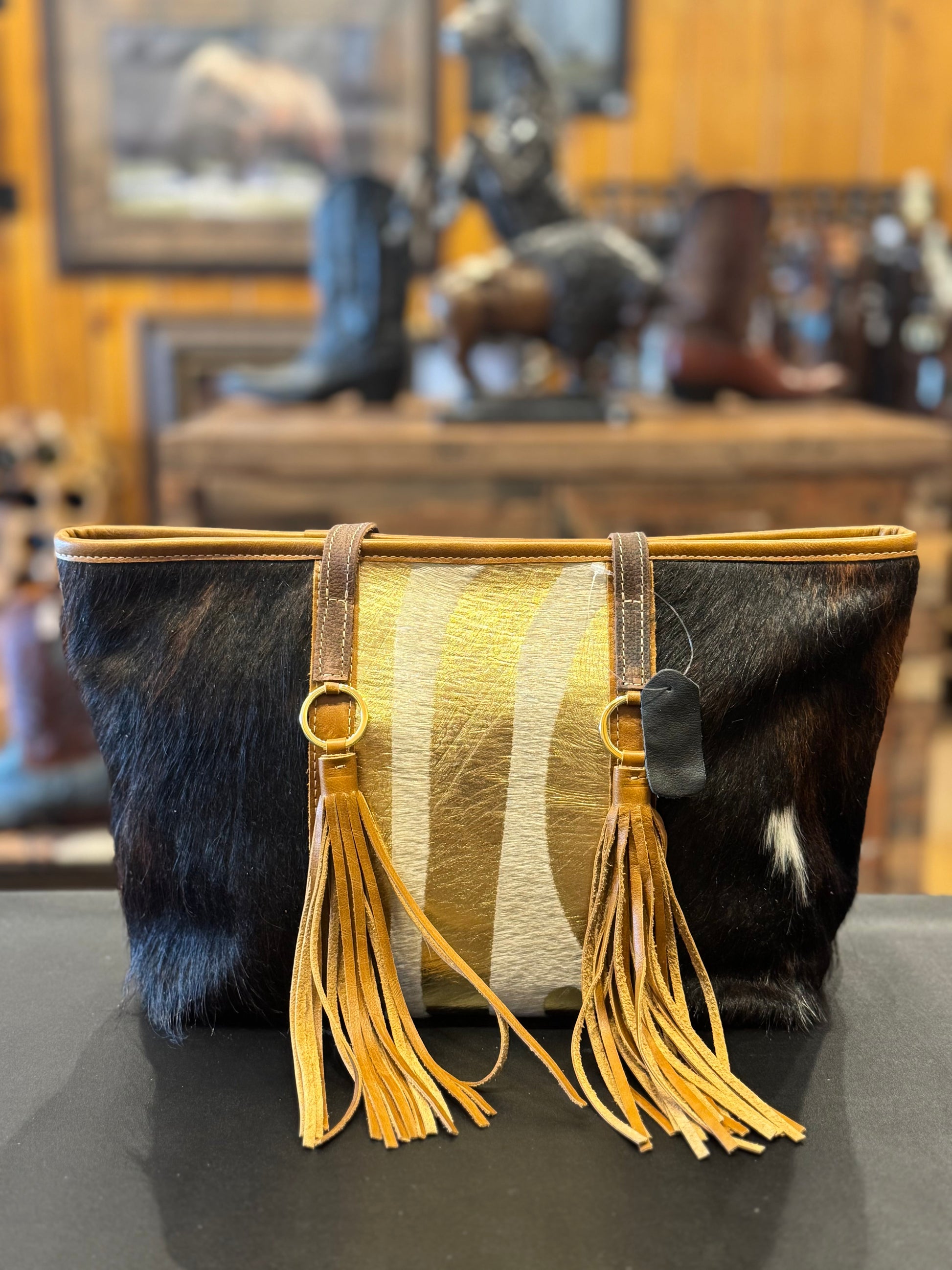 Cow Hide Purse