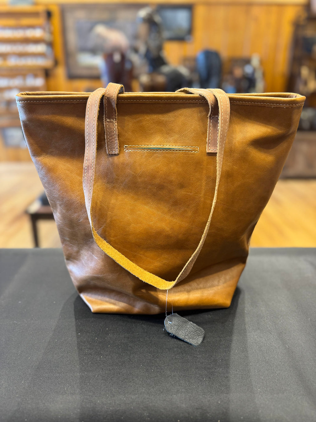 Cowhide Print Tall Purse