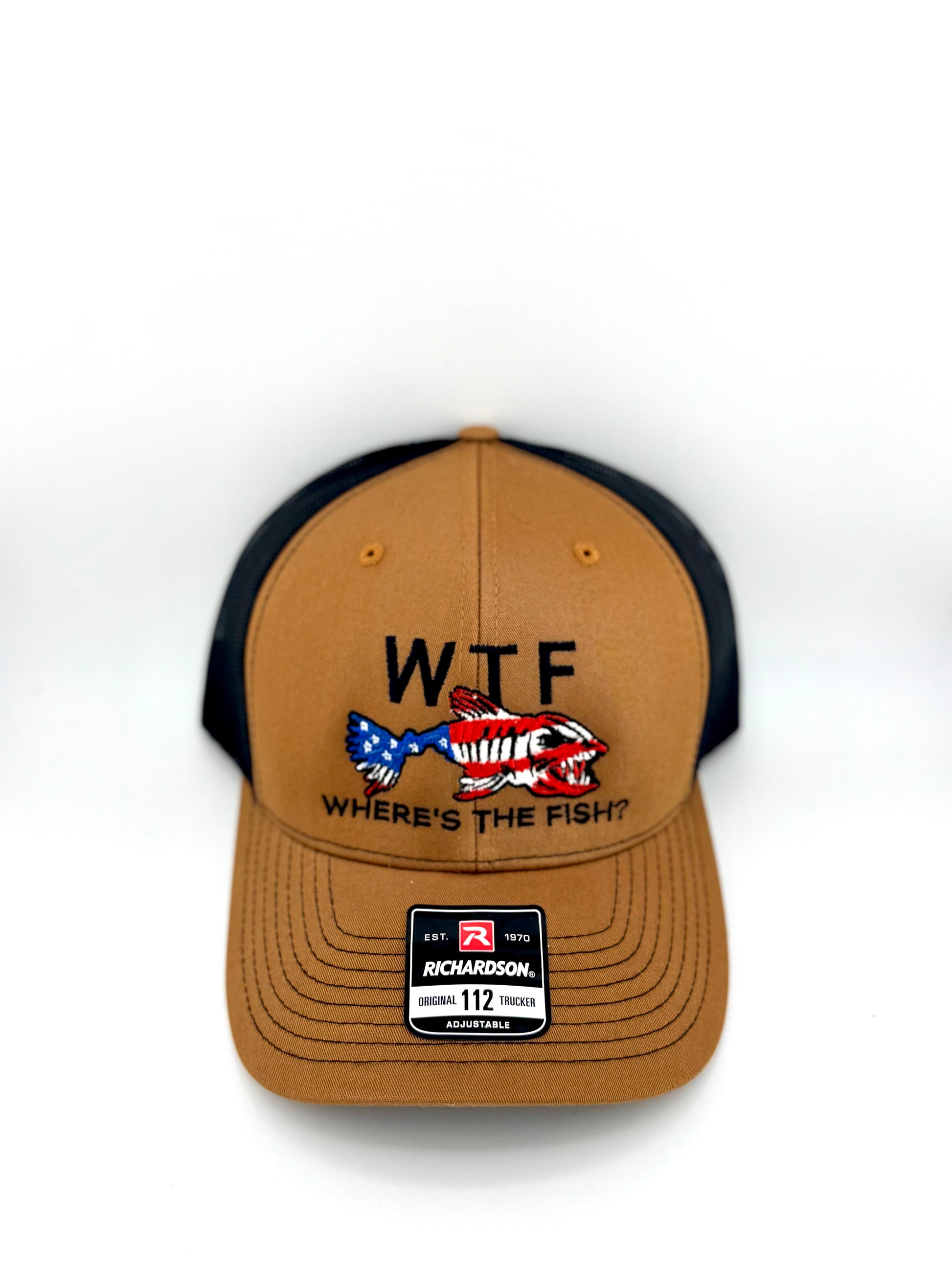Where's The Fish Hat | Brown and Black