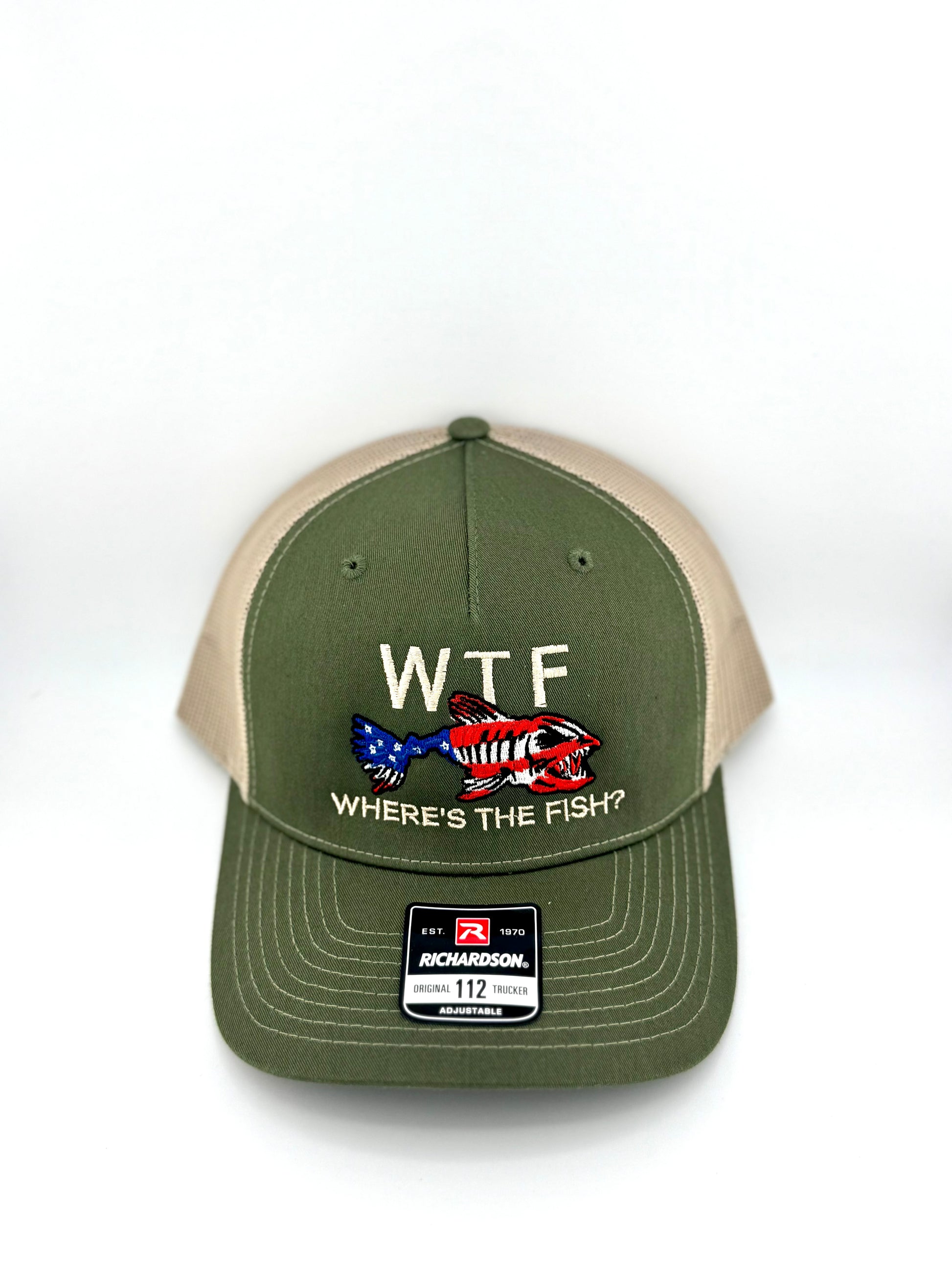 Where's The Fish Hat | Green and White