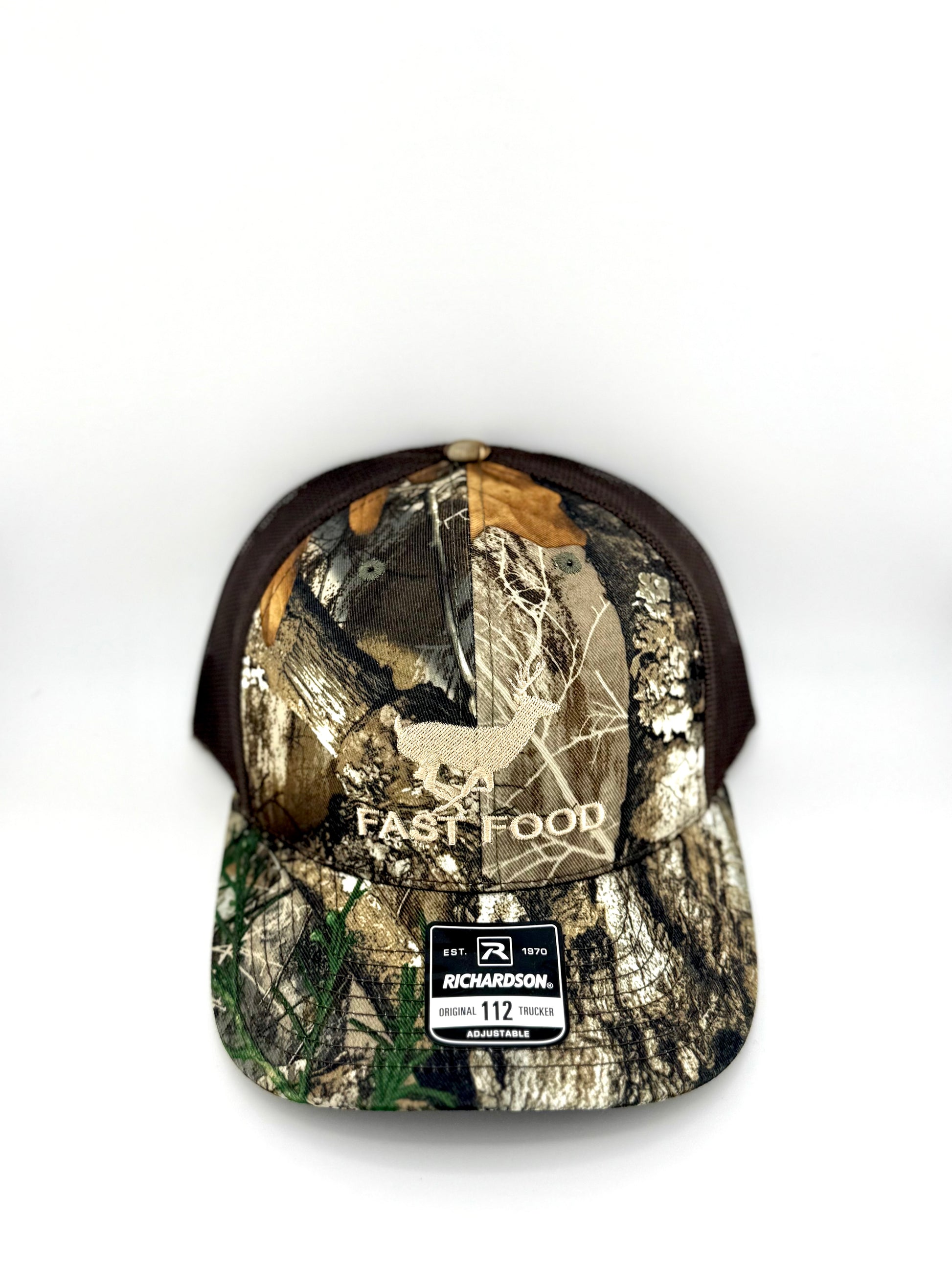 Fast Food Hat | Camo and Brown