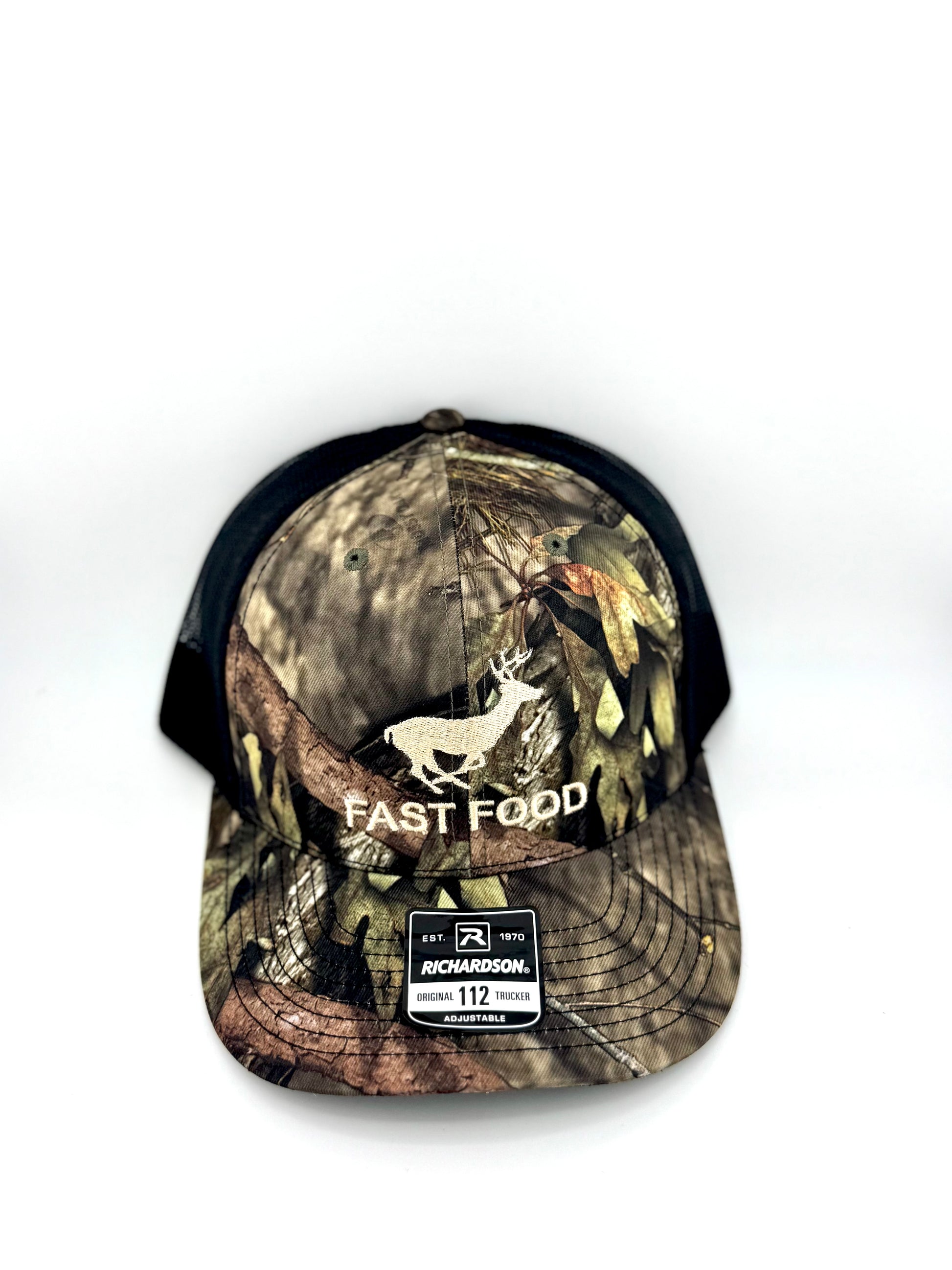 Fast Food Hat | Camo and Black