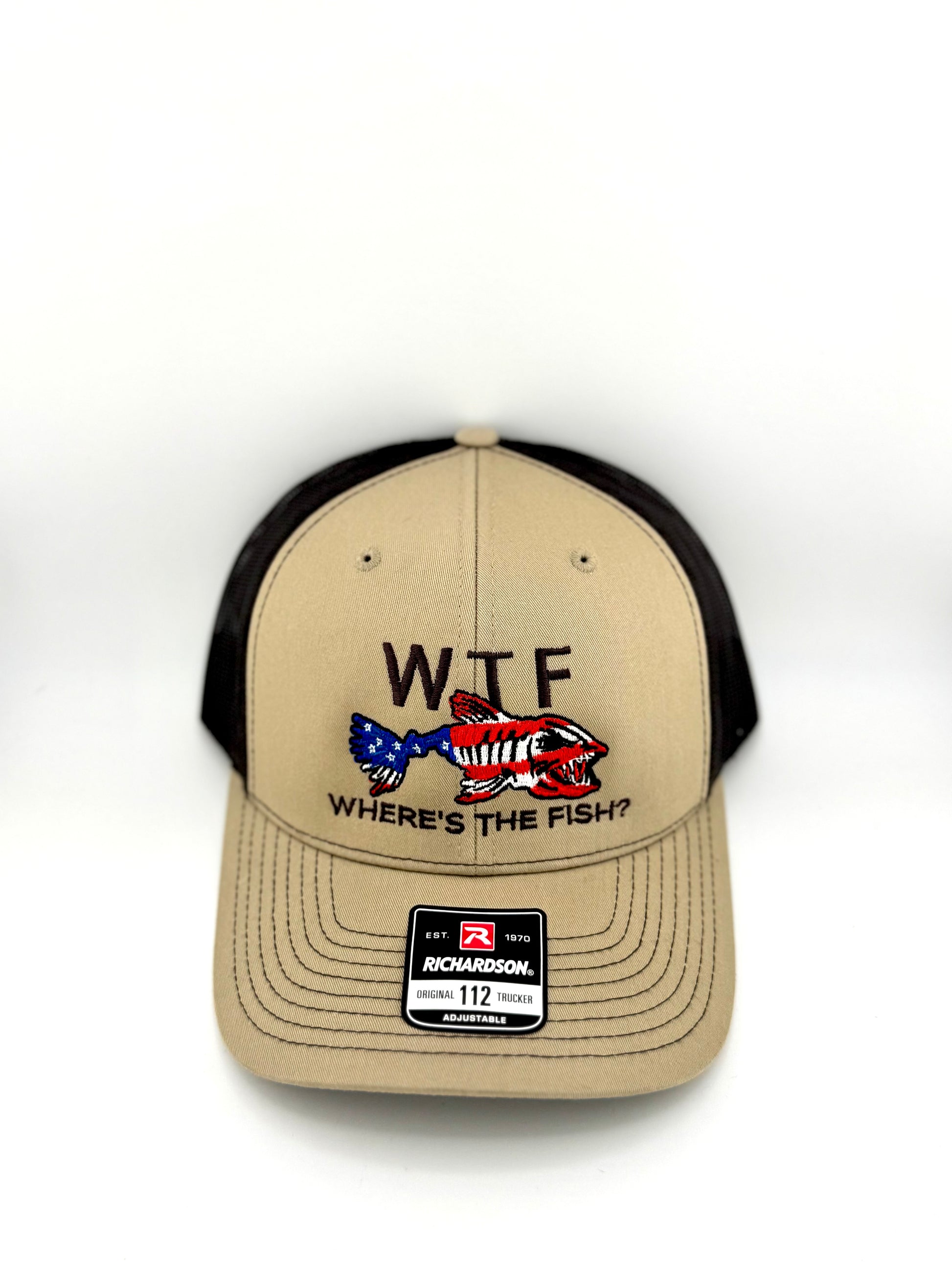 Where's The Fish Hat | Beige and Brown