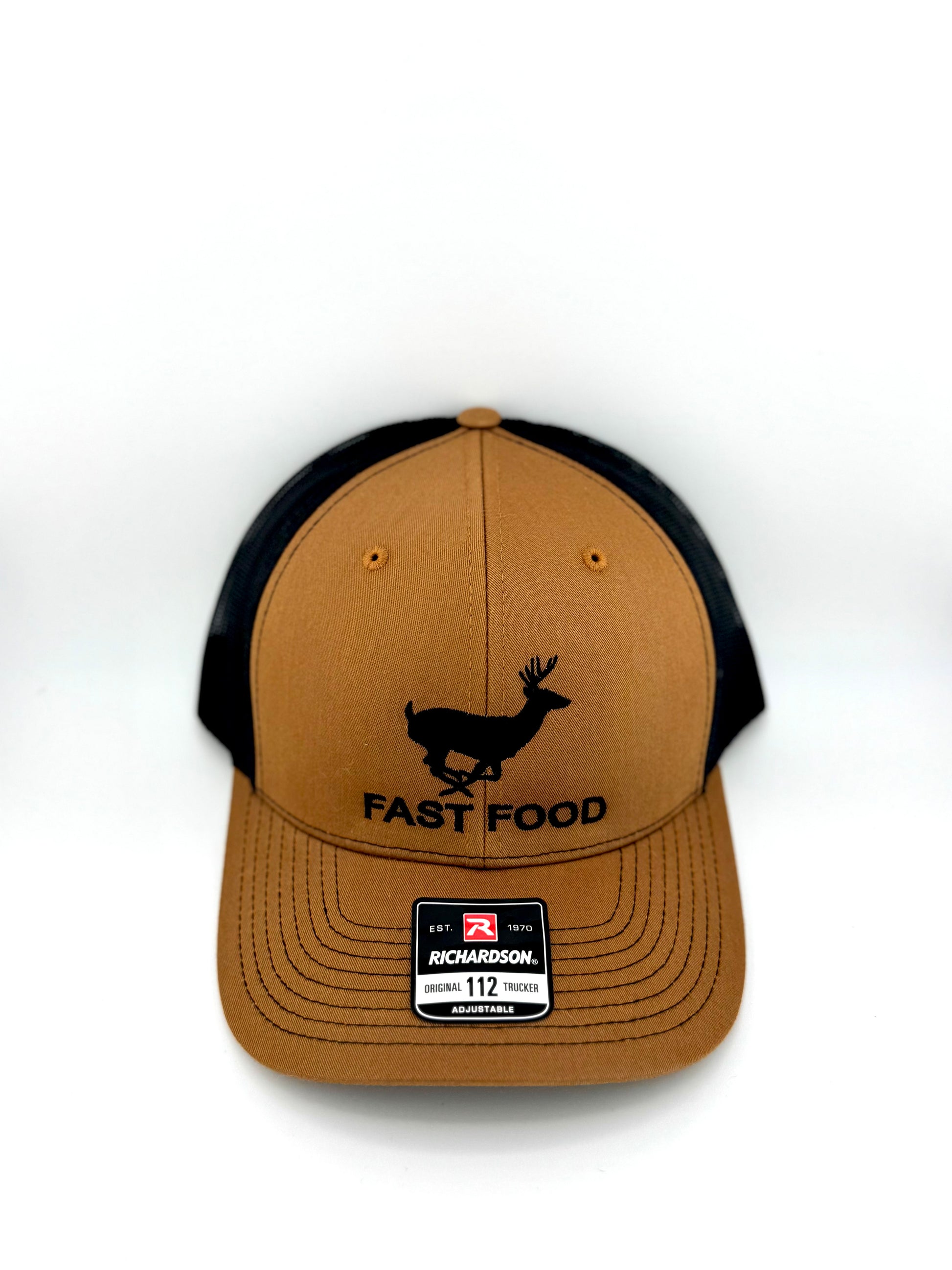 Fast Food Hat | Brown and Black