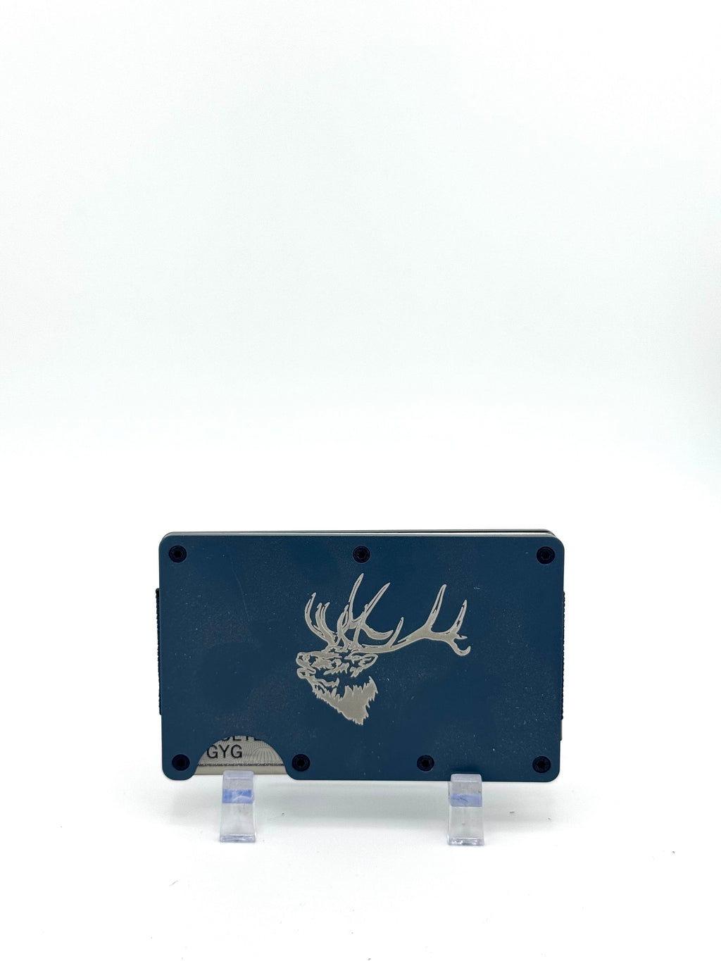 Gunmetal Blue Elk Wallet