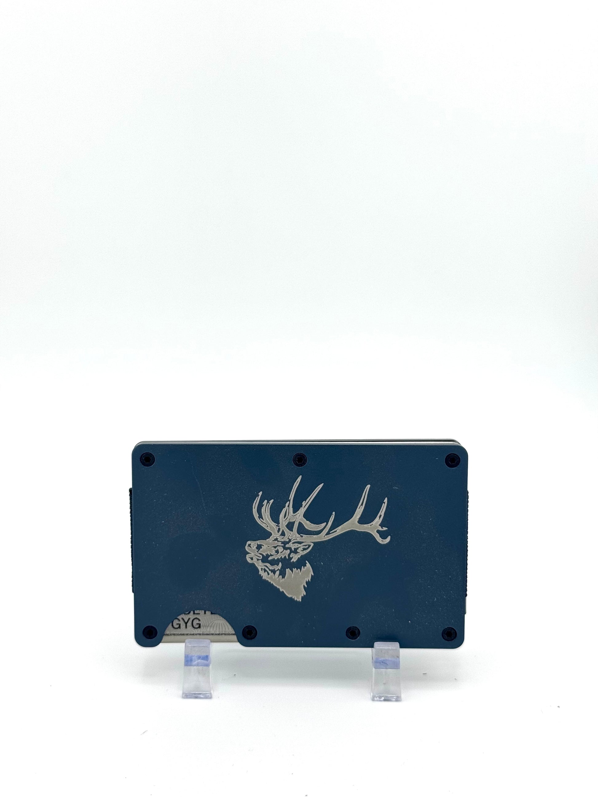 Gunmetal Blue Elk Wallet