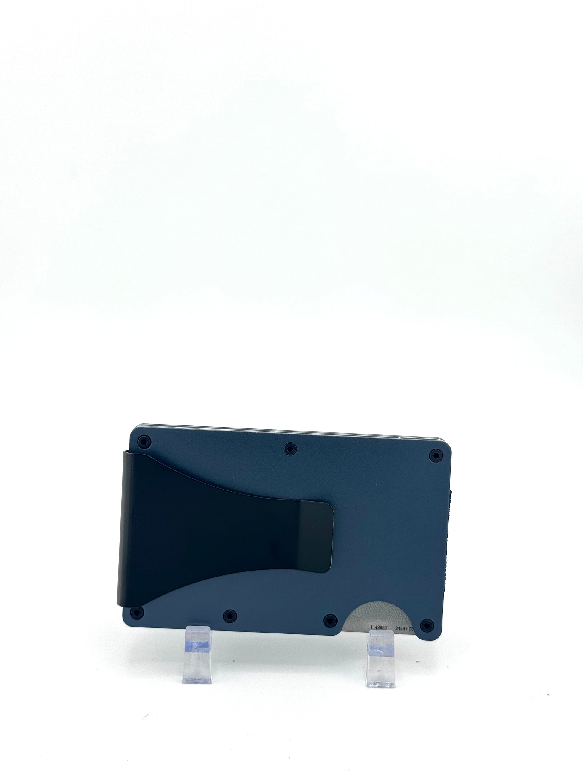 Gunmetal Blue Moto Wallet
