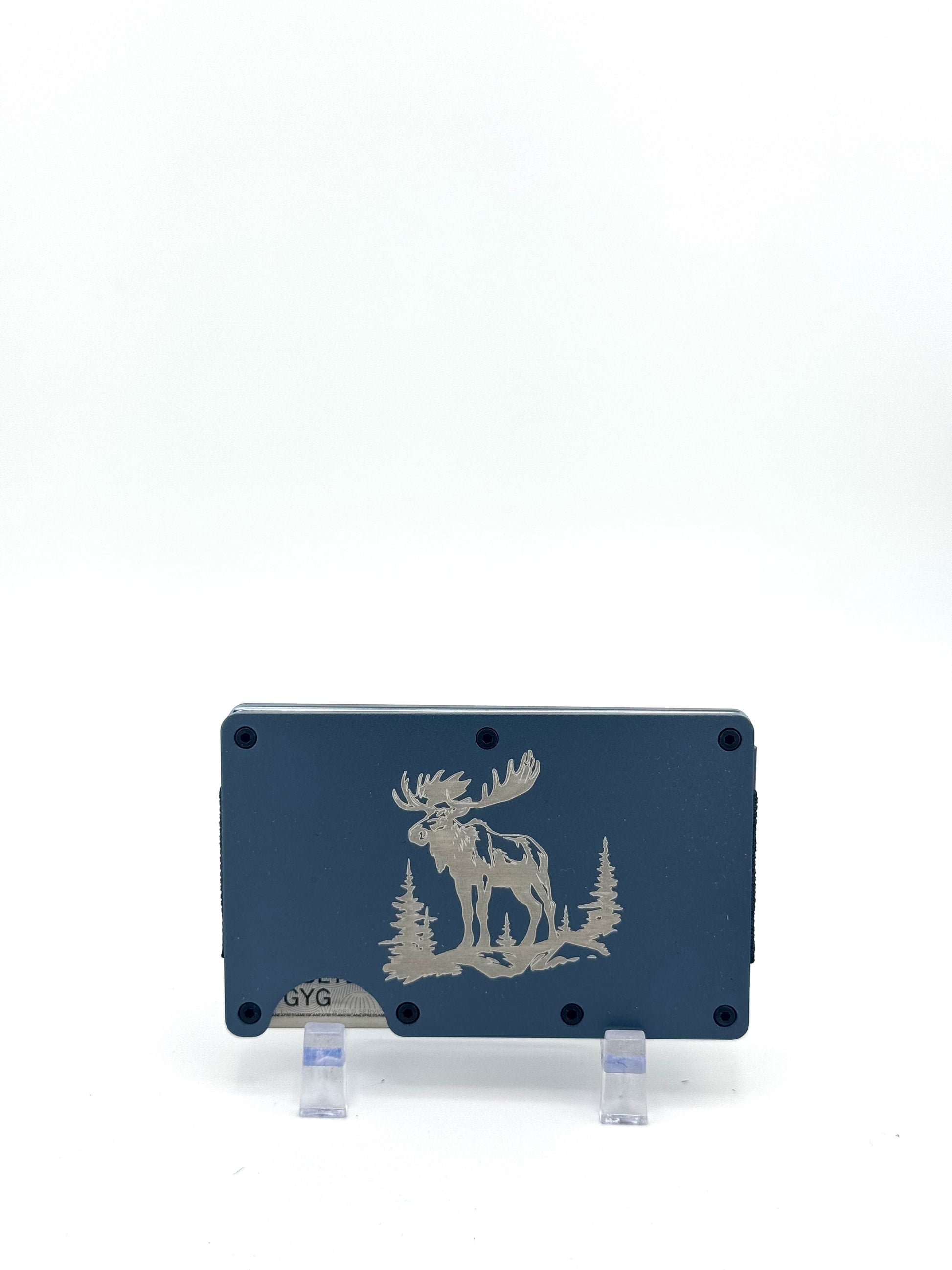 Gunmetal Blue Moose Wallet