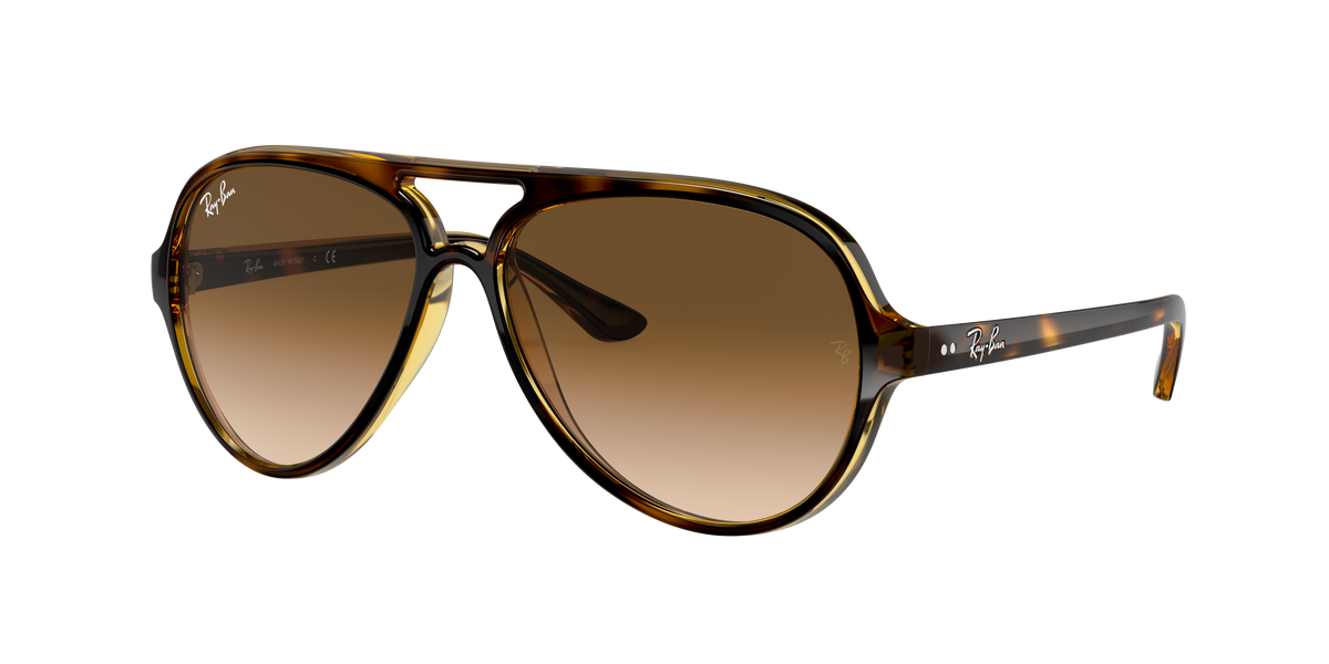 Ray-Ban Cats 5000 RB4125 - Light Havana / Brown Gradient