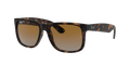 Ray-Ban Justin RB4165 - Rubber Havana / Grey-Brown Gradient