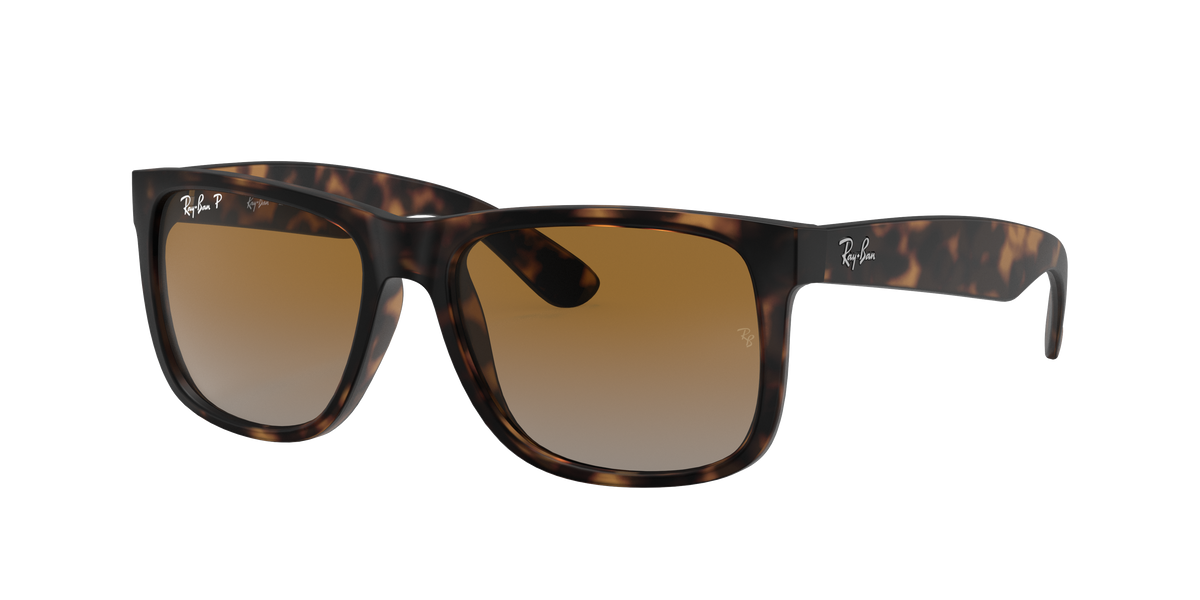 Ray-Ban Justin RB4165 - Rubber Havana / Grey-Brown Gradient
