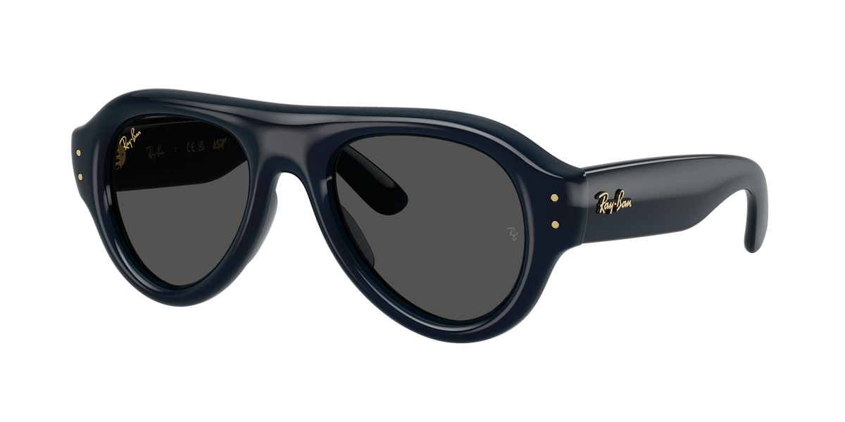 Ray-Ban Aviator Puffer RB4925 Transparent Dark Blue Ultra Black