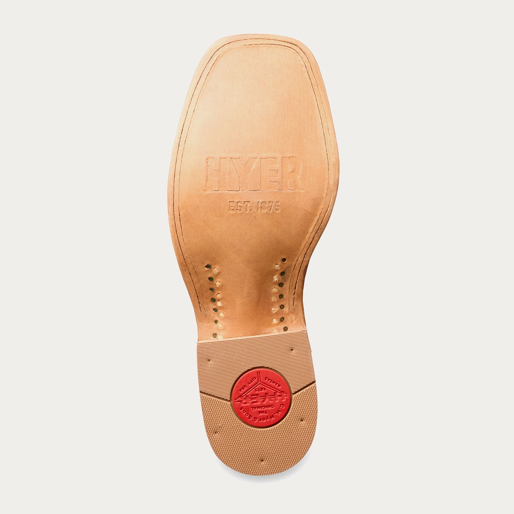 SAWYER Tan/Red western boot