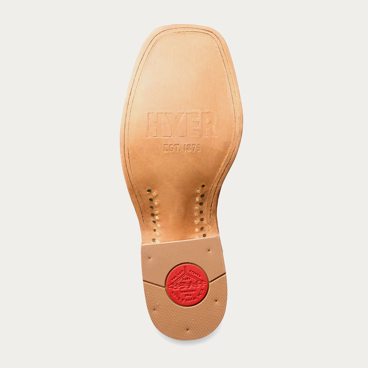 SAWYER Tan/Red western boot