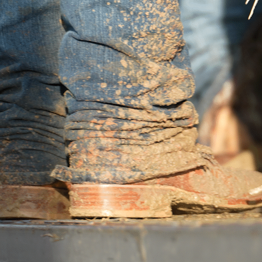 SAWYER Tan/Red western boot