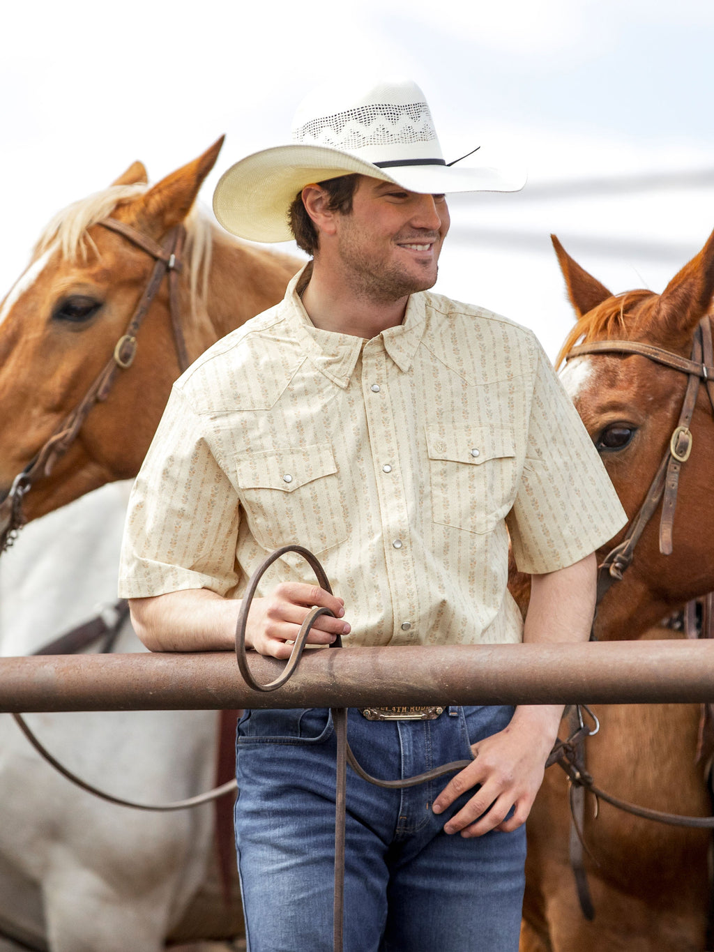 Short Sleeve Rambler Pearl Snap