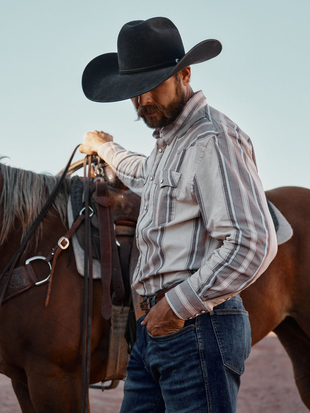 Western Stretch Snap Shirt