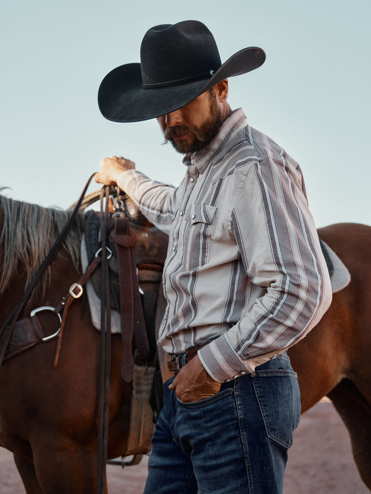 Western Stretch Snap Shirt