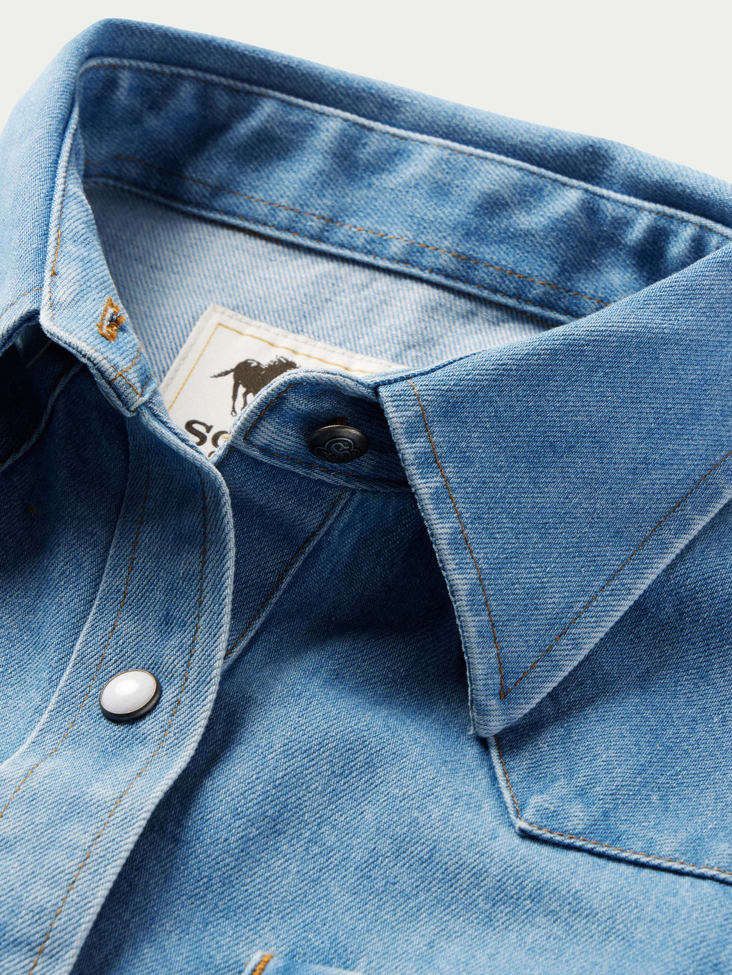 Women's Western Denim Pearl Snap
