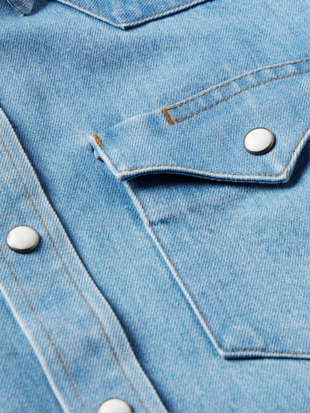 Women's Western Denim Pearl Snap